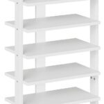 Botník Vasagle Kloudy 50 cm biely II
