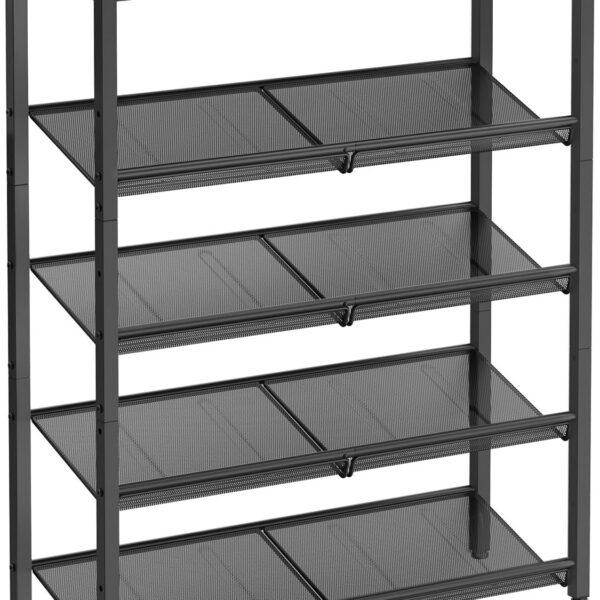 Botník Vasagle Lorado 93 cm medovo hnedý/čierny
