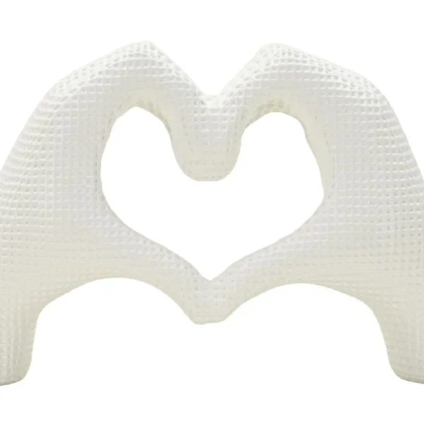Dekorácia Hands Lover 25 cm biela