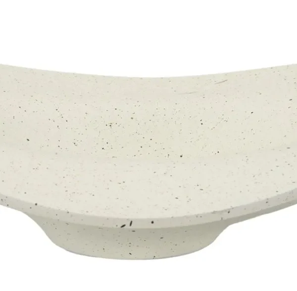 Dekoratívna misa Resin 41 cm krémová