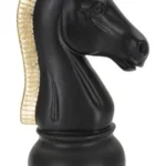Dekoratívna soška Horse 19 cm čierna