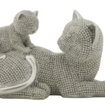 Dekoratívna soška Sparky 13 cm strieborná