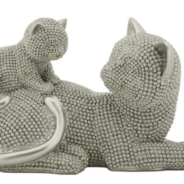 Dekoratívna soška Sparky 13 cm strieborná
