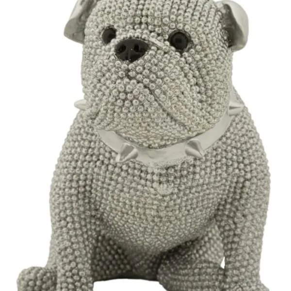 Dekoratívna soška Sparky 14 cm strieborná