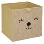 Detský úložný box Zvierací hnedý