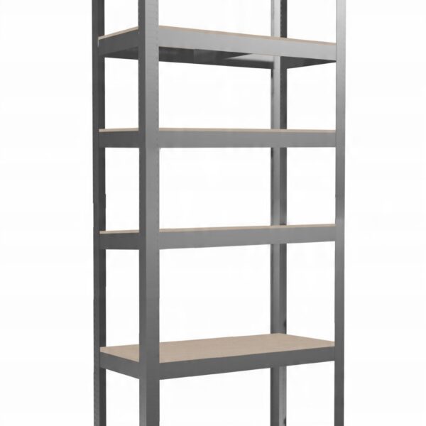 Dielenský regál Olymp so 6 policami 222x110x50 cm strieborný