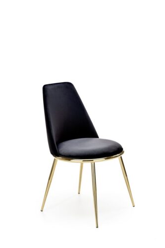 Dizajnová stolička GLAMOUR K460 čierna Dizajnová stolička GLAMOUR K460 čierna