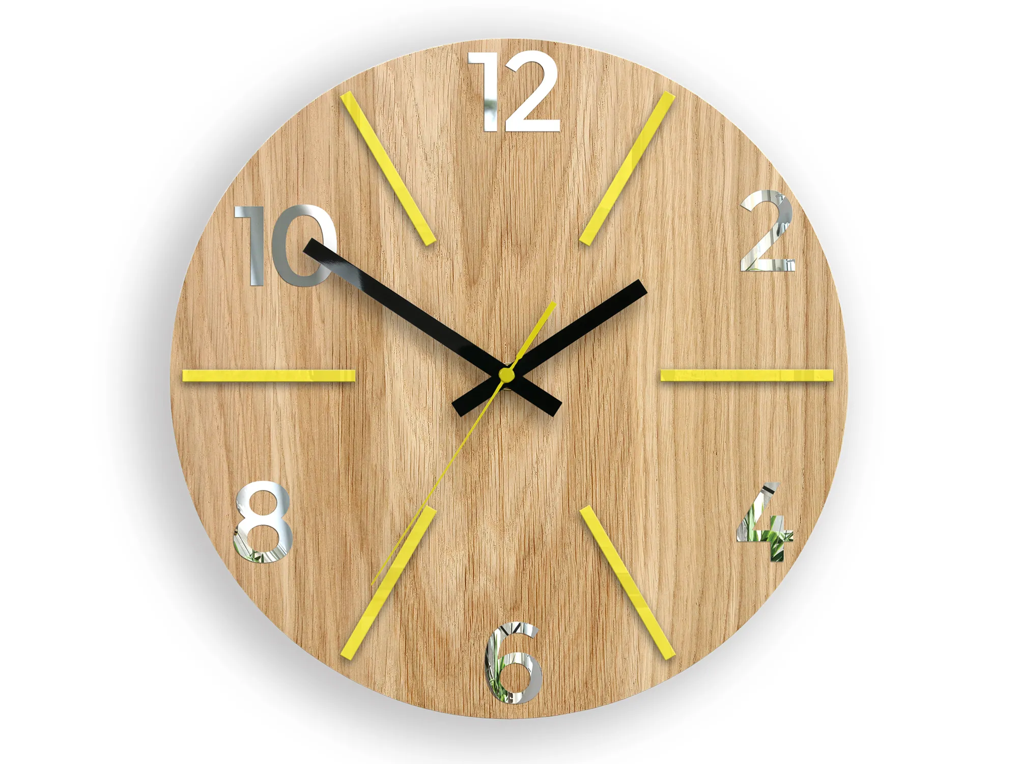 Drevené nástenné hodiny Aksel 33 cm dub - výber z 7 prevedení Drevené nástenné hodiny Aksel 33 cm dub - výber z 7 prevedení