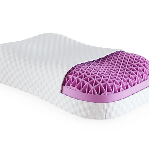 Ergonomický vankúš Aura Plus 58x33 cm biely