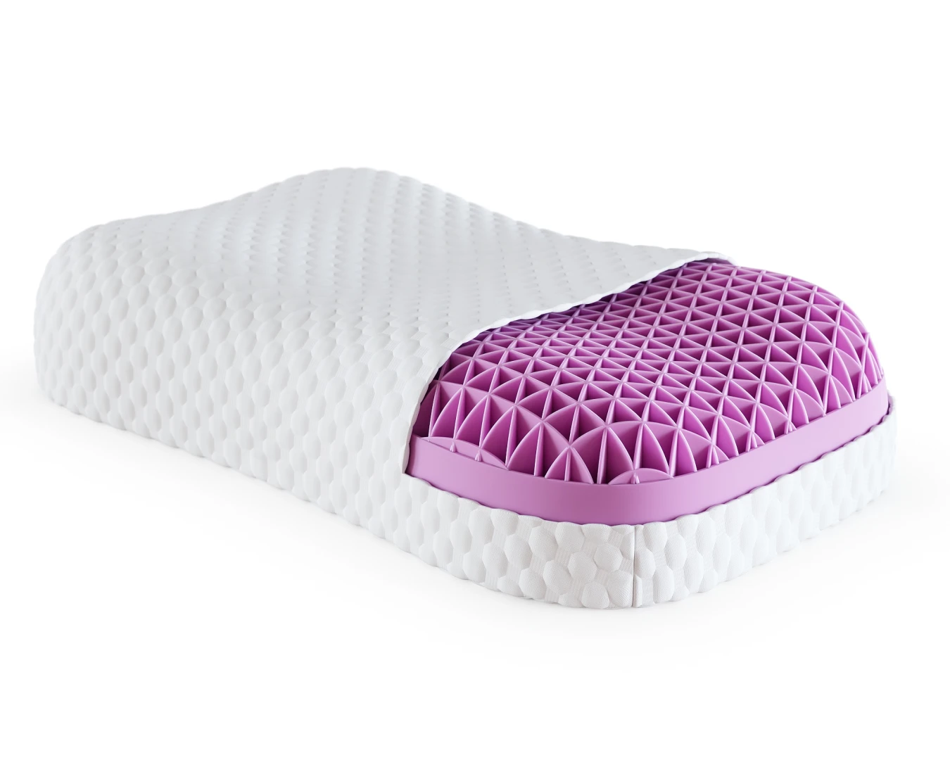 Ergonomický vankúš Aura Plus 58x33 cm biely Ergonomický vankúš Aura Plus 58x33 cm biely