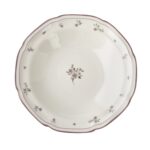 Hlboký porcelánový tanier ROSALIE 22 cm krémový