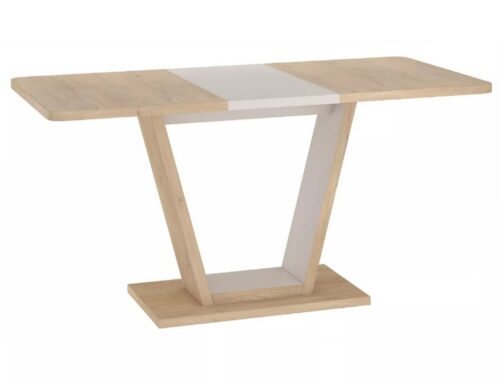 Jedálenský rozkladací stôl Nigel 120/160 cm dub Cremona Torro/kašmírový Jedálenský rozkladací stôl Nigel 120/160 cm dub Cremona Torro/kašmírový