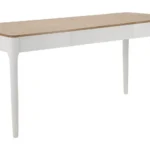 Jedálenský stôl Matera 180 cm biely/hnedý