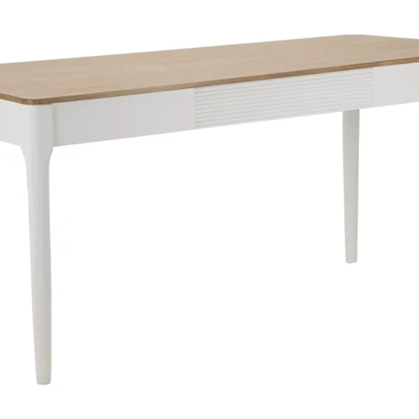 Jedálenský stôl Matera 180 cm biely/hnedý