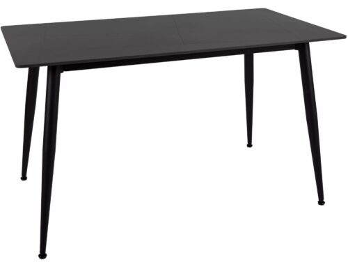 Jedálenský stôl Rion 130 cm keramika čierny mramor/čierny Jedálenský stôl Rion 130 cm keramika čierny mramor/čierny