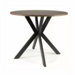 Jedálenský stôl Talia II 90 cm orech/čierny