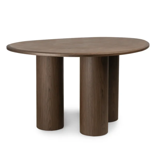 Jedálenský stôl Vesper 140 cm orech tmavý