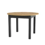 Jídelní rozkládací stůl Luni 110/160 cm dub Artisan/černý