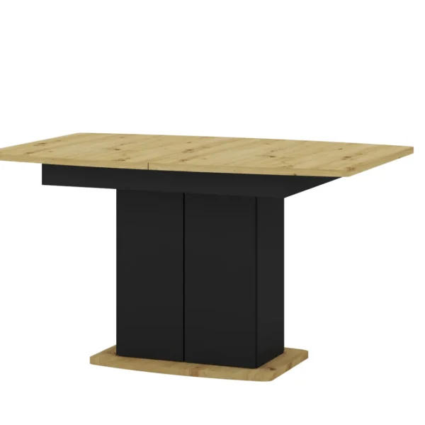 Jídelní rozkládací stůl Mons 140/210 cm dub Artisan/černý