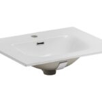 Keramické zápustné umývadlo Sky 61 cm biele