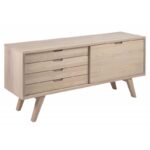 Komoda A-Line 160 cm bielený dub