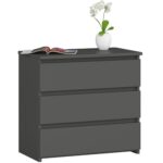 Komoda CL3 60 cm grafitově šedá