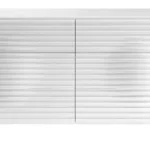 Komoda Hudson 160 cm biela/chróm