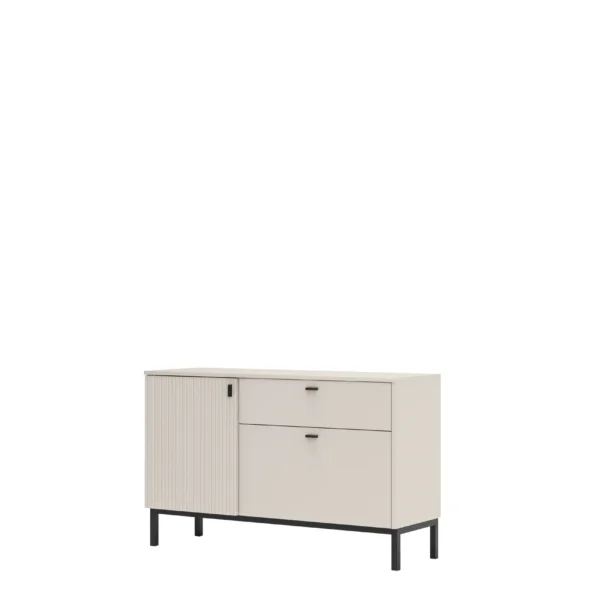 Komoda Korfu 01 117 cm kašmír/černý