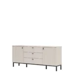 Komoda Korfu 03 167 cm kašmír/černý