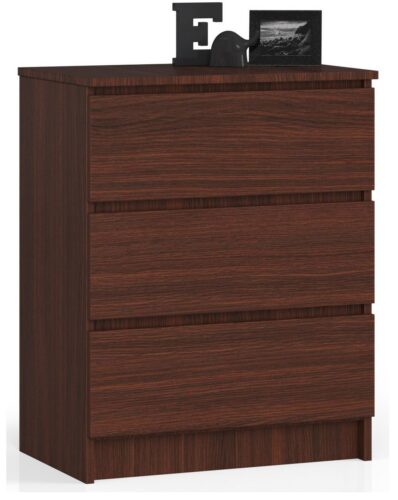 Komoda Kuba 60 cm - 3 zásuvky wenge Komoda Kuba 60 cm - 3 zásuvky wenge