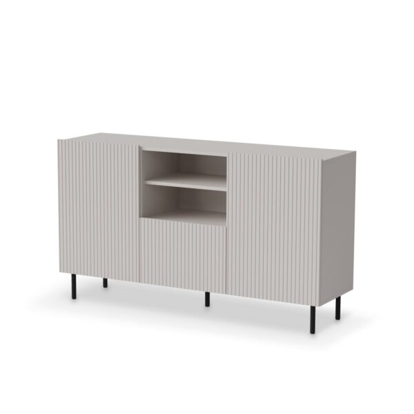 Komoda PAXOS KM-1 150 cm kašmírová/čierna