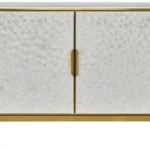Komoda Stilig ST906C 150 cm krémová/zlatá