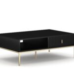 Konferenční stolek Maggiore 104 cm černý/zlatý II