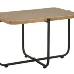 Konferenčný stolík Cebu 75 cm čierny/hnedý
