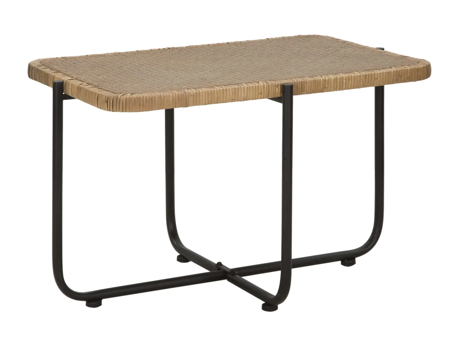 Konferenčný stolík Cebu 75 cm čierny/hnedý Konferenčný stolík Cebu 75 cm čierny/hnedý