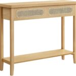 Konzolový stolík Vasagle Bench dub prírodný