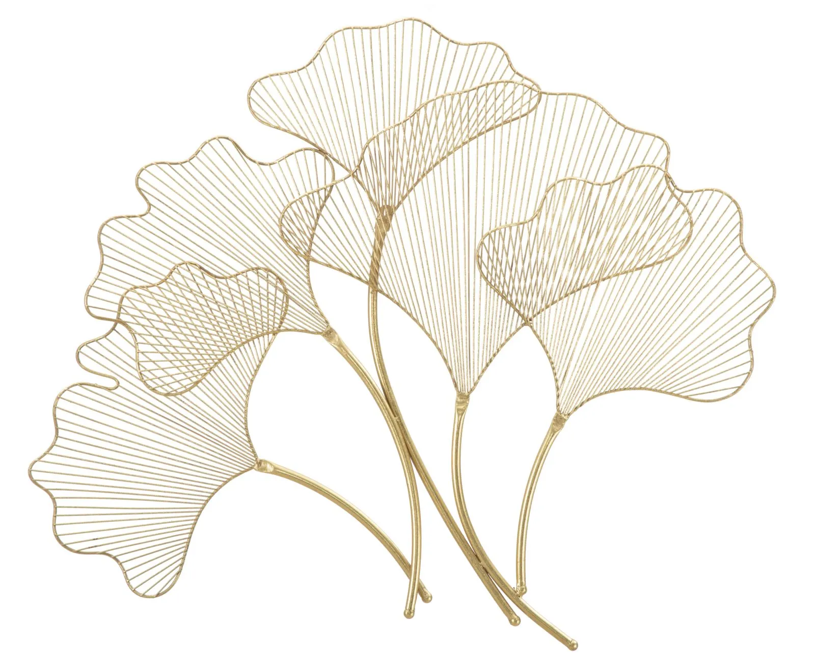 Kovová nástenná dekorácia Glam Leaf 79 cm zlatá Kovová nástenná dekorácia Glam Leaf 79 cm zlatá