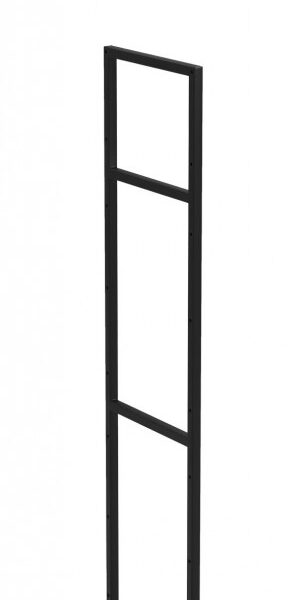 Kovový rám MOBIUS 145 cm čierny