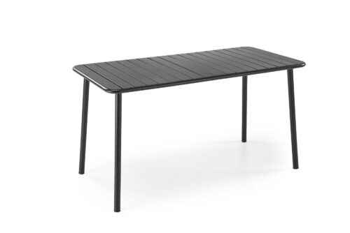 Kovový záhradný stôl Bosco 140 cm čierny Kovový záhradný stôl Bosco 140 cm čierny