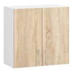 Kuchynská závesná skrinka Š 60 cm D2 Artus biela/sonoma