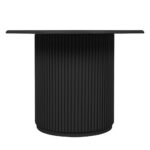Kulatý odkládací stolek ROMA 60 cm černý