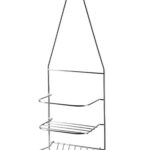Kúpeľňová polička CARL SILVER 15x46 cm strieborná