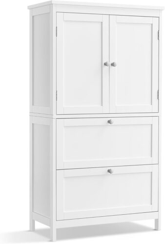 Kúpeľňová skrinka Vasagle Swede 110 cm biela Kúpeľňová skrinka Vasagle Swede 110 cm biela
