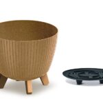 Květináč LAMIAL ECO WOOD natural hnědá