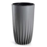 Kvetináč STRIPPED ECO II 30 cm sivý