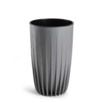 Kvetináč STRIPPED ECO III 25 cm sivý