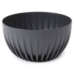 Kvetináč STRIPPED Eco 30x16 cm antracitový