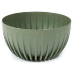 Kvetináč STRIPPED Eco 30x16 cm zelený