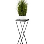 Kvetinový stojan LOFT 70 cm čierny