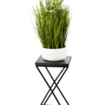 Kvetinový stojan LOFT I 40 cm čierny